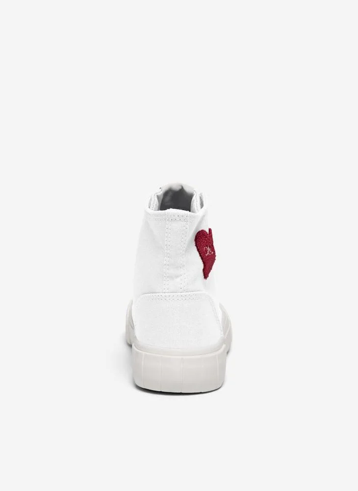 ONLY Onlliv-11 Canvas High Top Sneakers