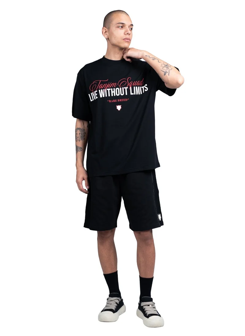 Tanjim Squad TANJIM SQUAD – NO LIMITS EDITION T-SHIRT BLACK
