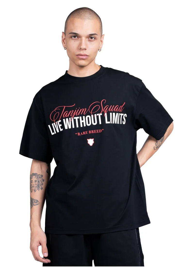 Tanjim Squad TANJIM SQUAD – NO LIMITS EDITION T-SHIRT BLACK