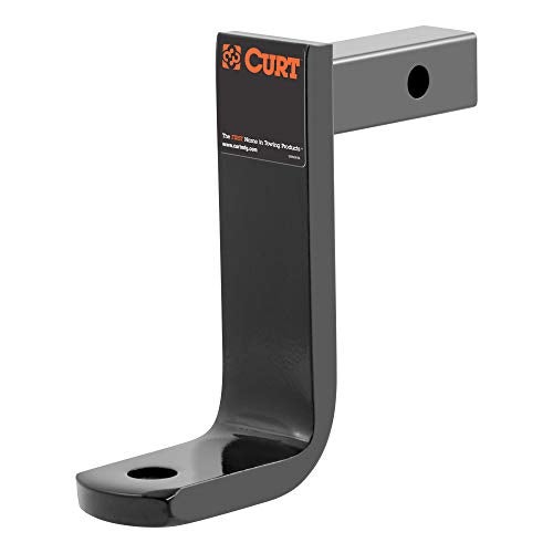 CURT 45028 Class 1 Trailer Hitch Ball Mount, Fits 1-1/4-Inch Receiver, 2,000 lbs, 3/4-Inch Hole, 6-Inch Drop, 4-5/8-Inch Rise - Image 1