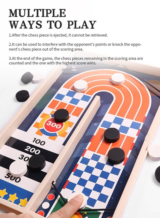 Sling Puck Game, Double Battle Chess Board Toy, Perfect for Family Game Night and Parties  - Image 5