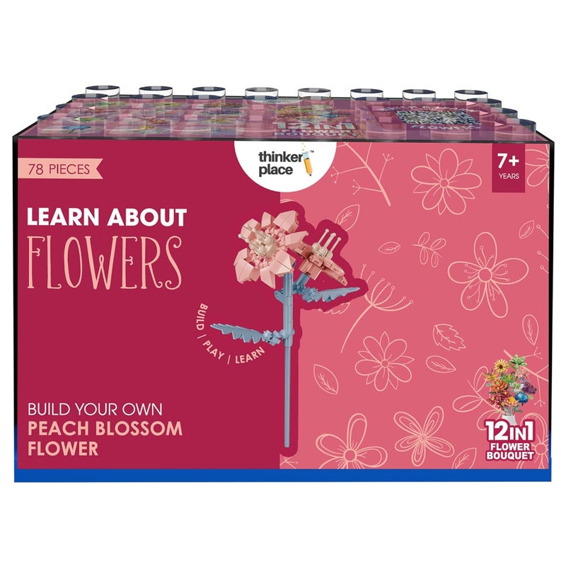 ThinkerPlace 12 in 1 Botanicals - Peach Blossom STEM Learning Kit for Kids 7+ - Image 2