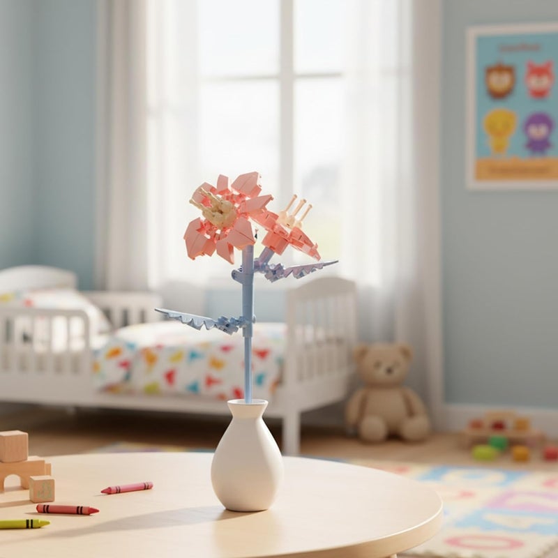 ThinkerPlace 12 in 1 Botanicals - Peach Blossom STEM Learning Kit for Kids 7+ - Image 3