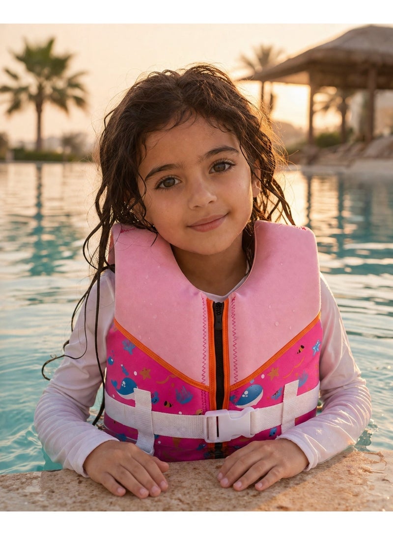 Kids Swim Vest Toddler Float Jacket Swimming Aid for Boys and Girls,Children Float Swimsuit with Adjustable Safety Strap for Age 1-9 Years - Image 3