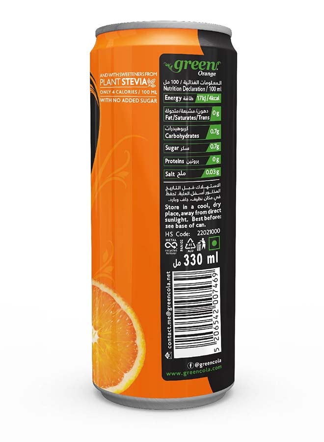 Green Cola برتقال 330 مل (عبوة من 6) - Image 3
