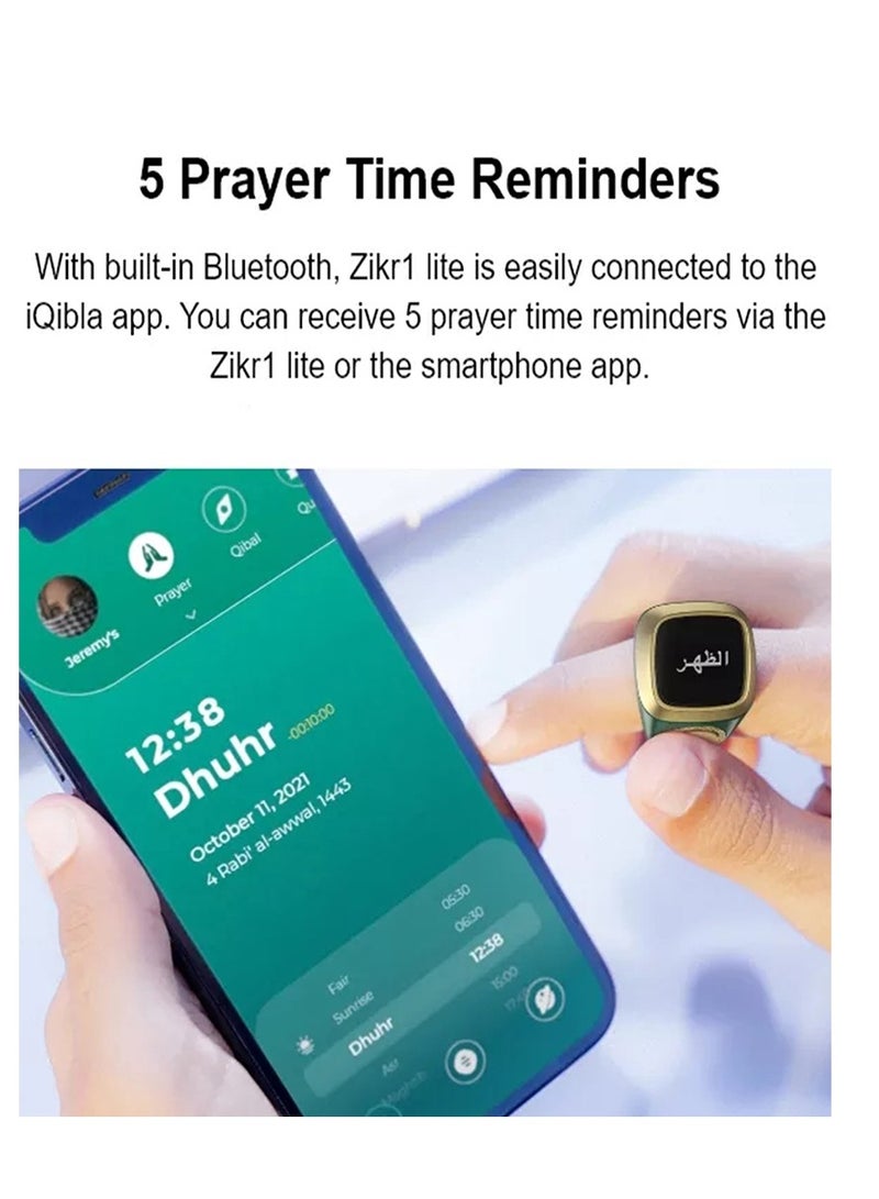 Smart Tasbih Zikr Ring Counter  Electronic Digital Counter Tasbeeh Smart Ring  - Image 4