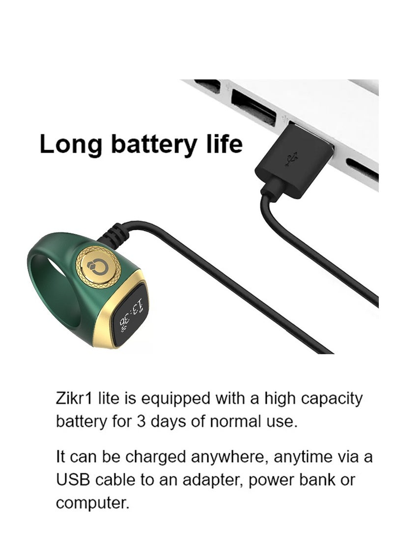 Smart Tasbih Zikr Ring Counter  Electronic Digital Counter Tasbeeh Smart Ring  - Image 5
