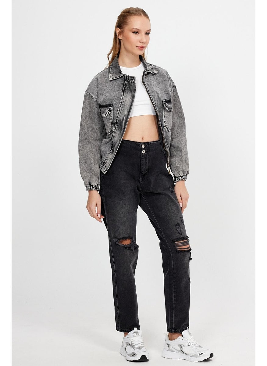 Alexander Gardi - Special Collection, Zippered Denim Jacket (3004M) - Image 1