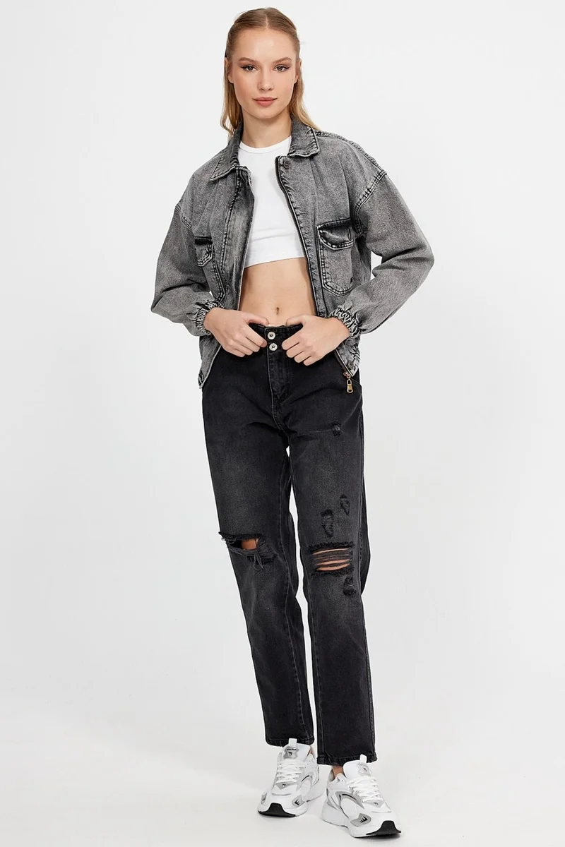 Alexander Gardi Special Collection, Zippered Denim Jacket (3004M)