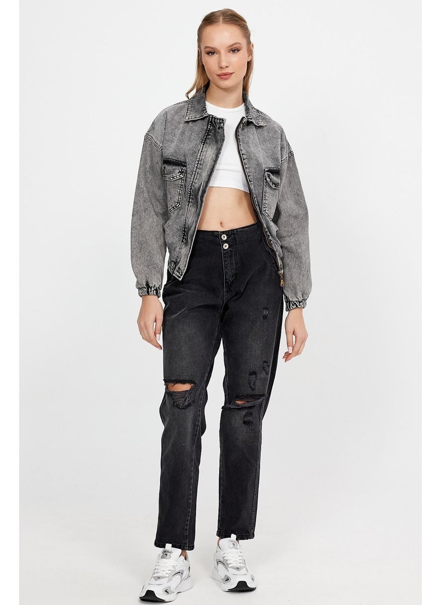 Alexander Gardi - Special Collection, Zippered Denim Jacket (3004M) - Image 1