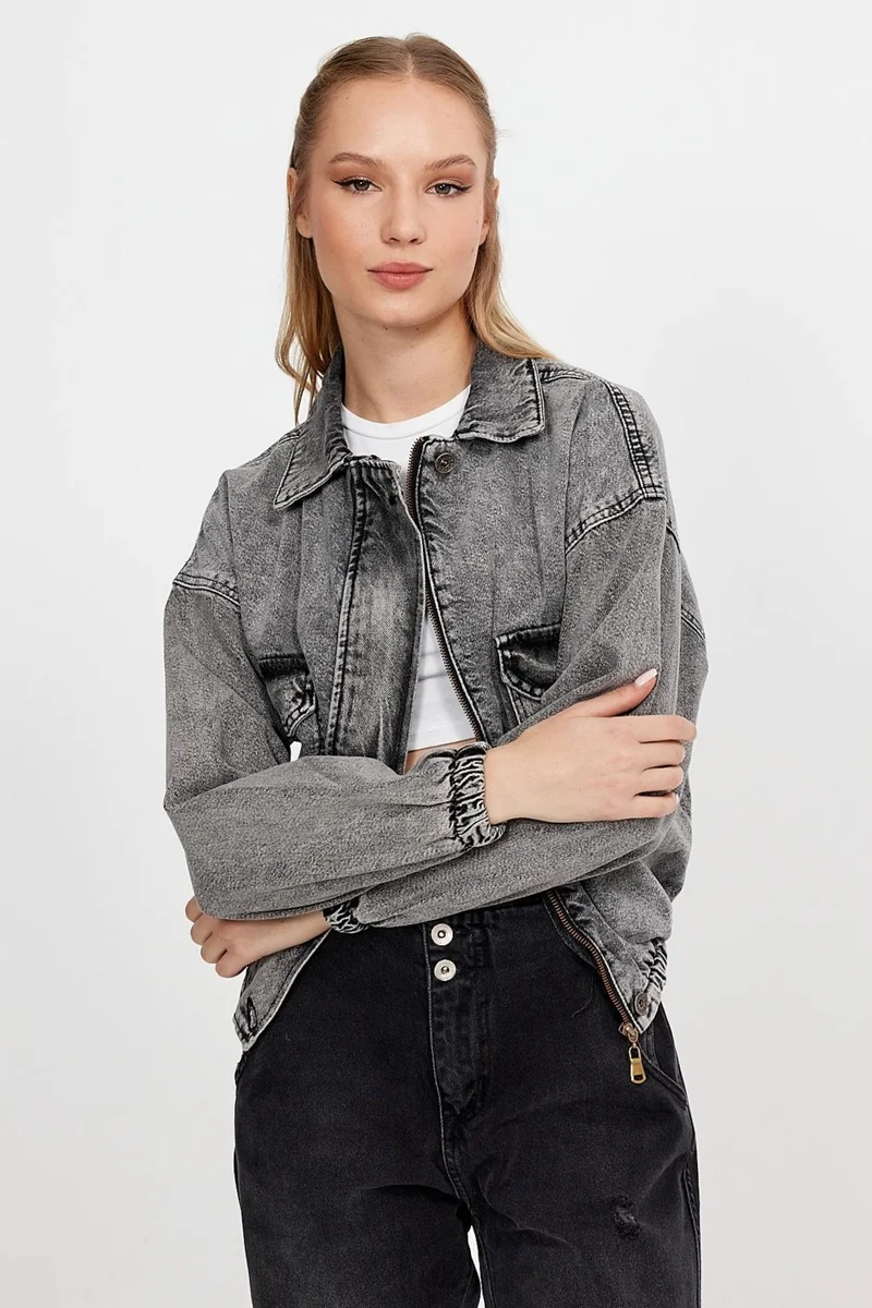Alexander Gardi Special Collection, Zippered Denim Jacket (3004M)