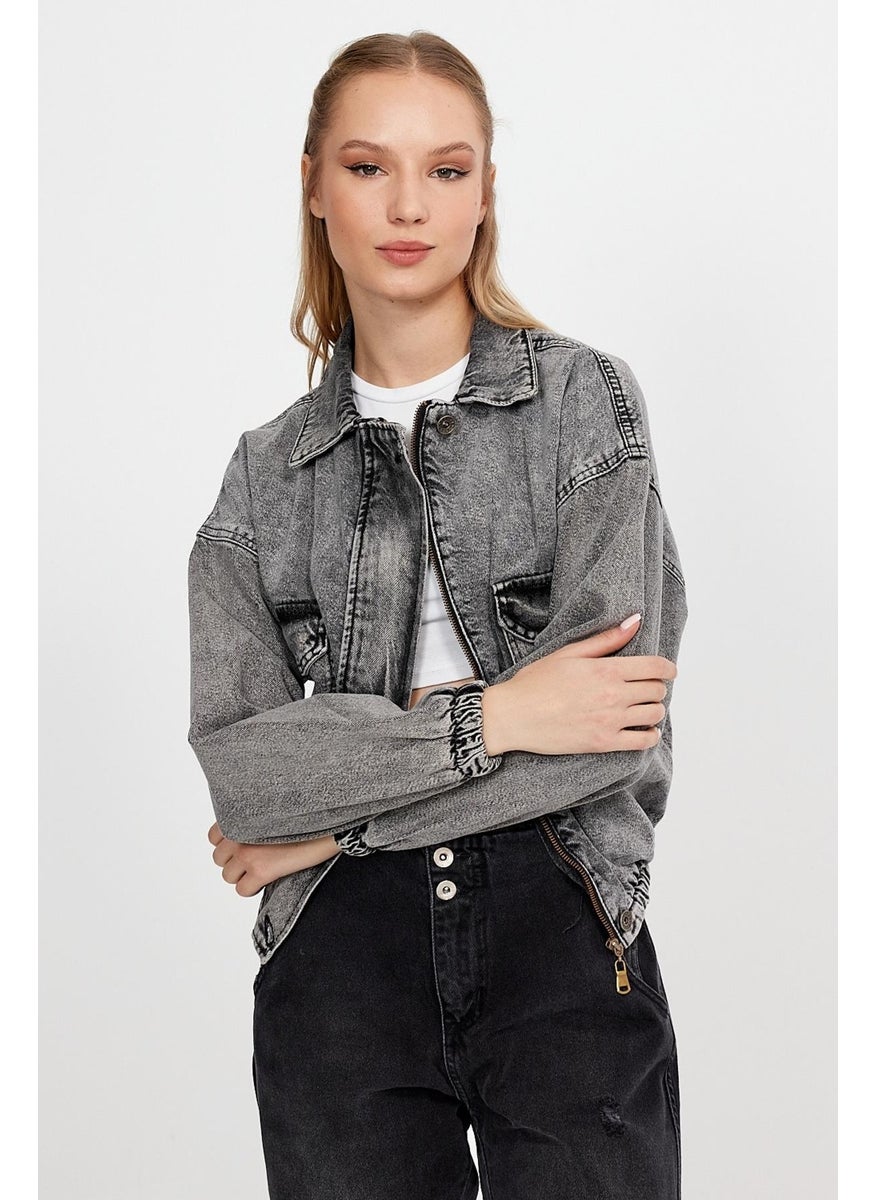Alexander Gardi - Special Collection, Zippered Denim Jacket (3004M) - Image 1