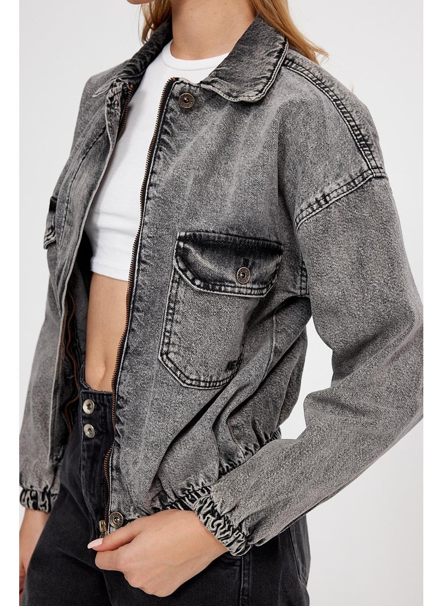 Alexander Gardi - Special Collection, Zippered Denim Jacket (3004M) - Image 1