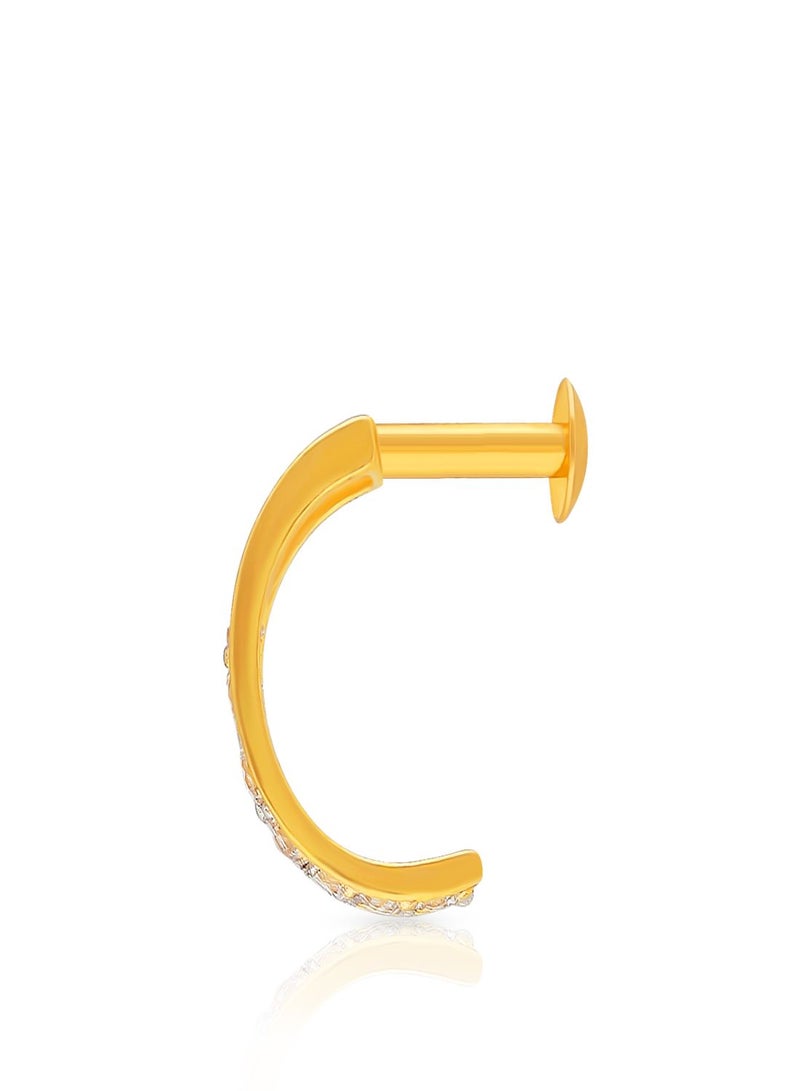 Malabar Gold and Diamonds 22 Karat 916 Purity Screw Nosepin for Women NPDZL10357Y - Image 3