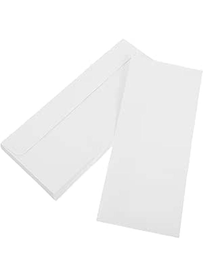 Self Sealing Business Envelopes 50 Pack White For Secure Confidential Mailing - Image 1