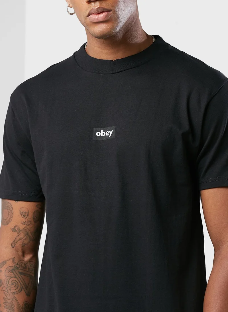 OBEY Black Bar T-Shirt