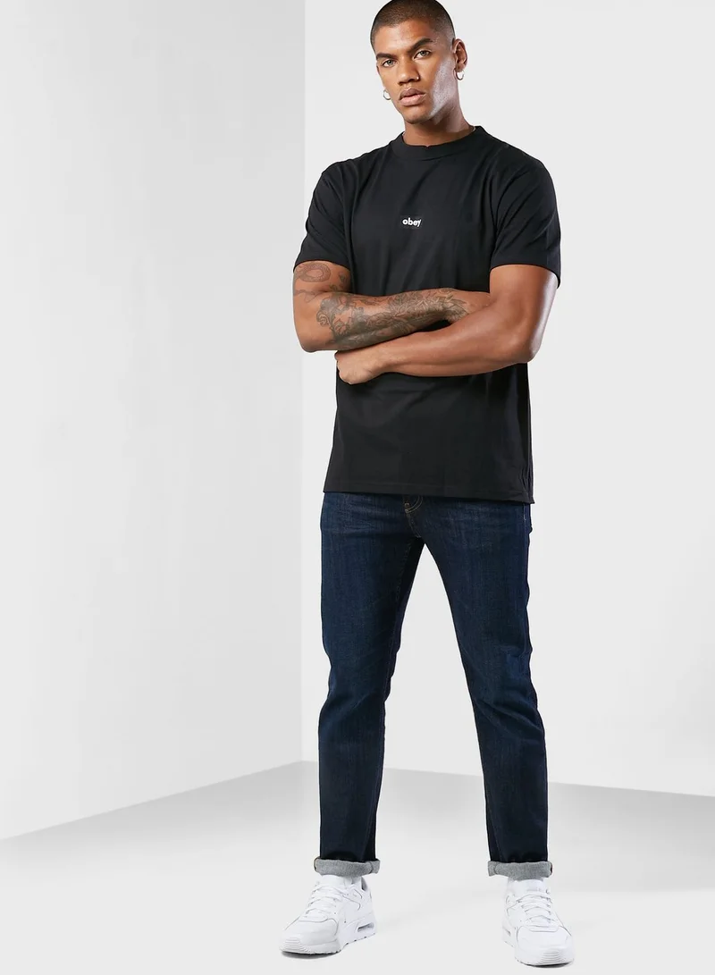 OBEY Black Bar T-Shirt