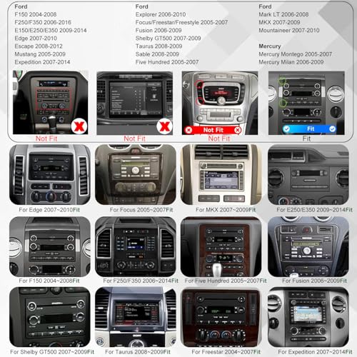 iCarSEPTON 5GWifi Upgrade Android Car Radio for Ford F150 20042008 F250 F350 20062016Car Stereo for Mustang Escape Fusion Edge Explorer 7inch Touch Screen Wirelss Carplay Android Auto GPS Navigator FM Camera - Image 3