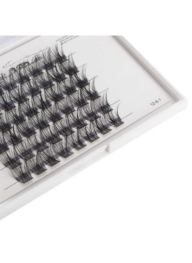 Bodermincer D Curl Wide Cluster Eyelash Extension Eyelashes Individual Eyelash Extension Eyelashes Bunches Home Eyelash Extension (20mm) 