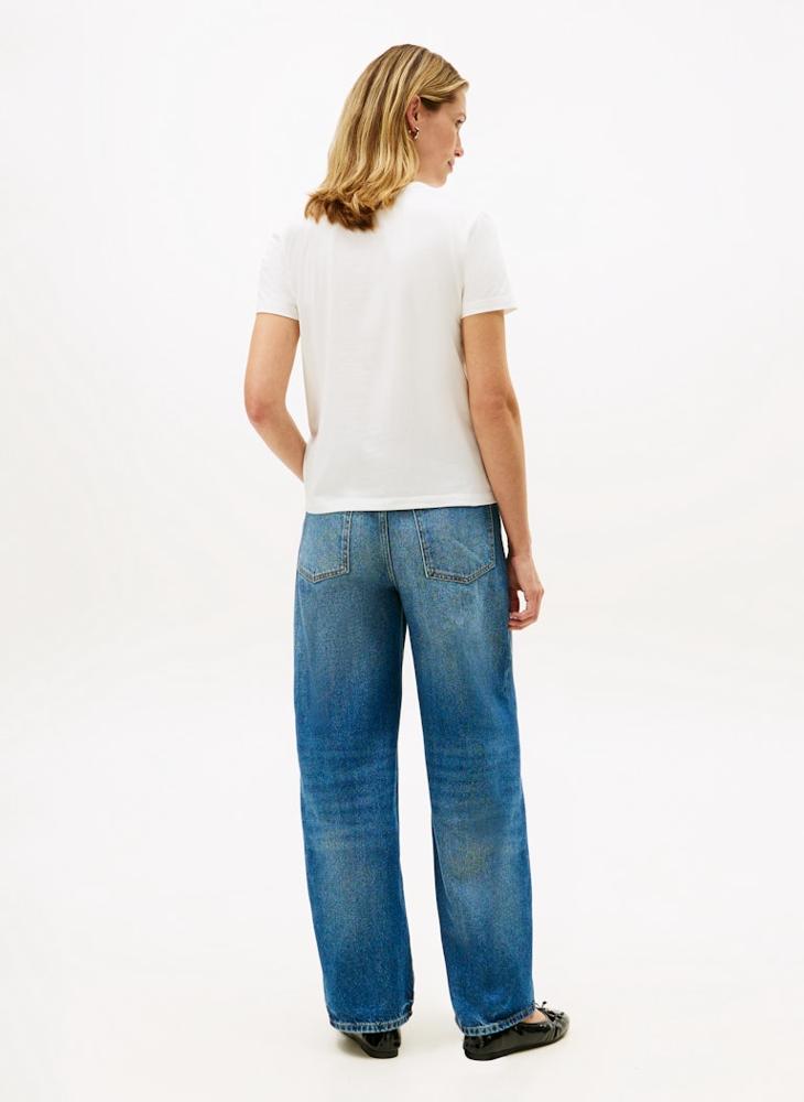 تومي هيلفيغر تي شيرت بياقة دائرية وشعار - Image 2