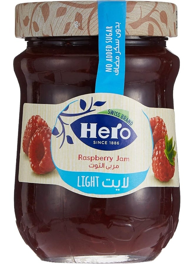 Hero Light Raspberry Jam - 320 gm - Image 1