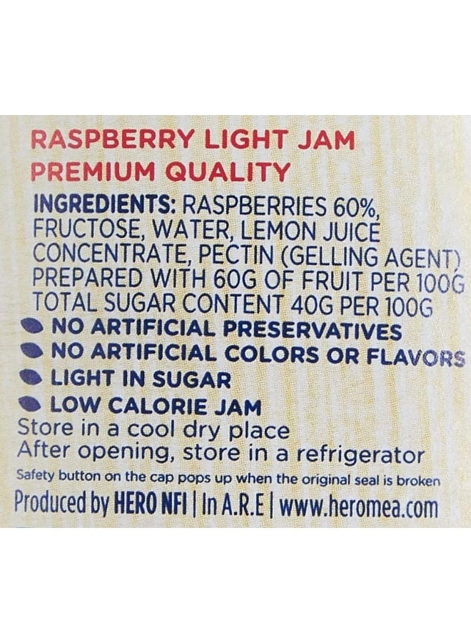 Hero Light Raspberry Jam - 320 gm - Image 5