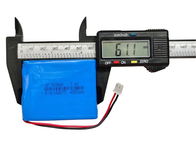 KP Original Battery KP Original-505060 7.4v 4500mAh بطارية ليثيوم بوليمر قابلة لإعادة الشحن Li Po 4500 mAh للألعاب والطائرات بدون طيار ومشاريع DIY ومكبرات الصوت البلوتوث والأجهزة الإلكترونية المناسبة - Image 3