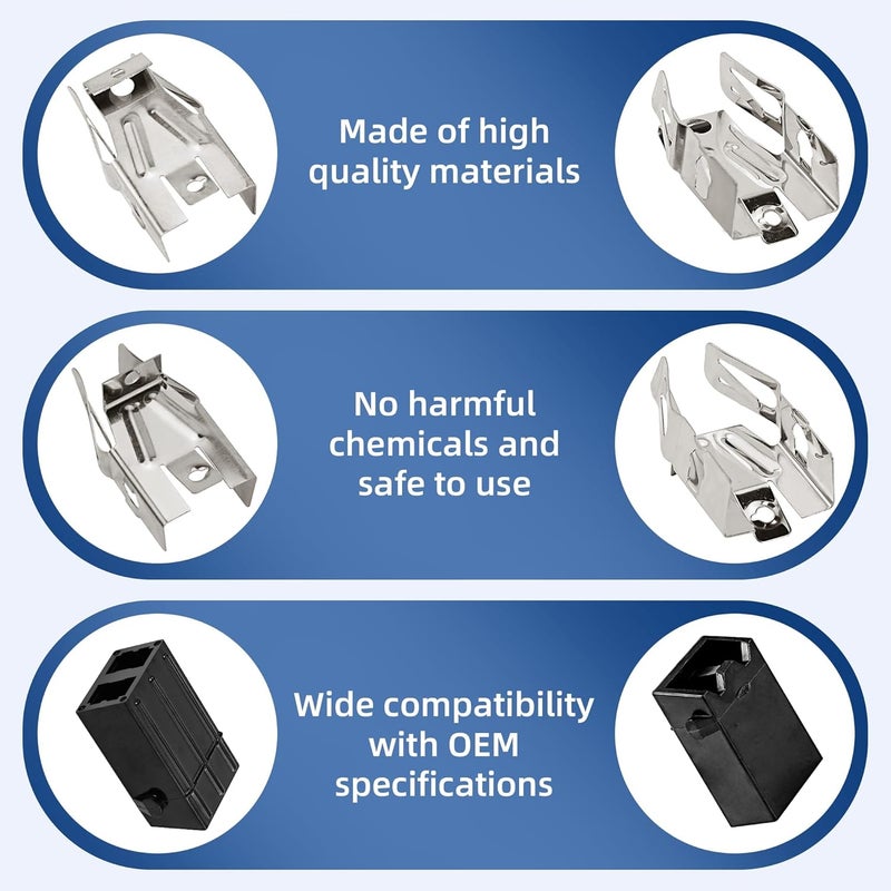 Romalon Upgraded 330031 Range Burner Receptacle kit Replacement parts for Range/Stove Replaces 814399,5303935058(4 Pack) - Image 5
