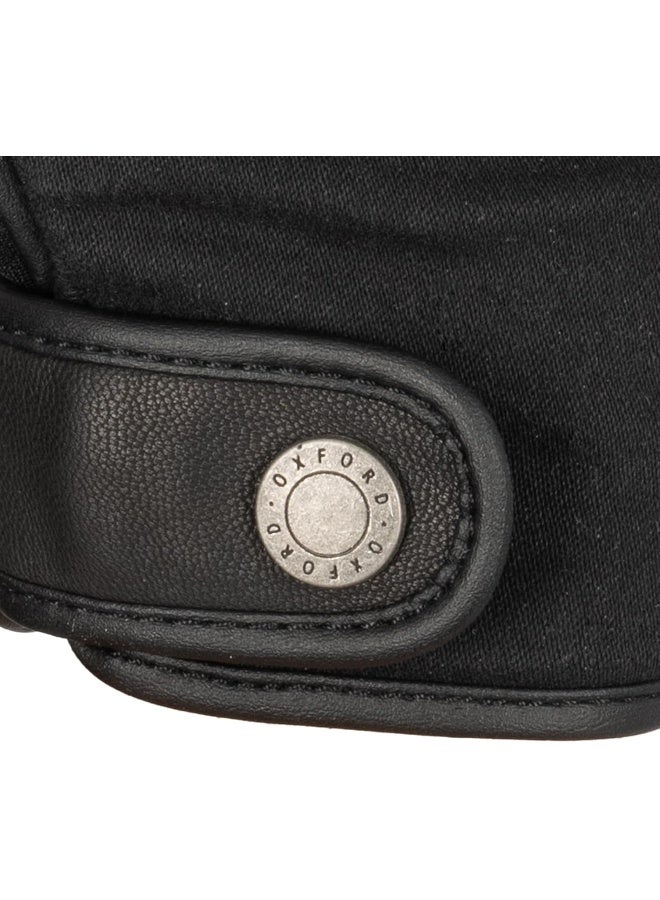 Oxford Men'S Kickback Motorcycle Gloves, Black, M  - Image 3