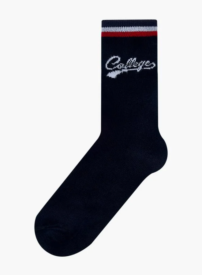 Lee Cooper Boys Crew Length Socks - Set of 3