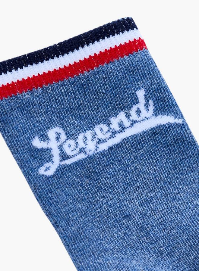 Lee Cooper Boys Crew Length Socks - Set of 3 - Image 3