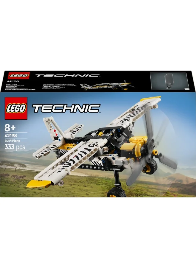 ليغو لعبة طائرة الأدغال من ليغو® Technic، نموذج طائرة، مجموعة الهندسة، هدية المركبة للأطفال 42198