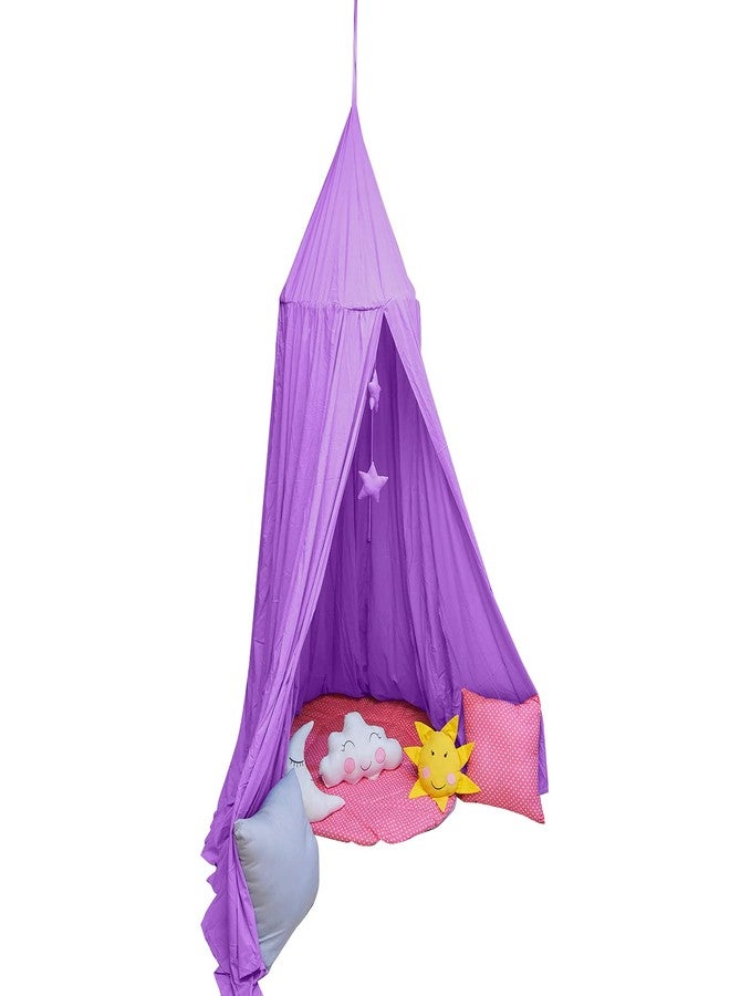 next day art Magic Hanging Canopy Will give Warm and Comfort to Your Kids Room (Light Purple) - Image 4