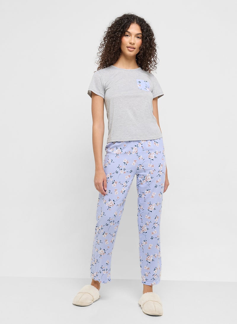 Ginger T-Shirt & Floral Pyjama Set  - Image 5