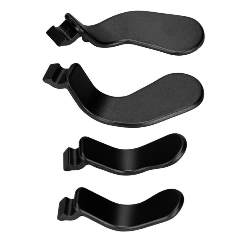 4PCS Controller Paddles Stainless Steel Replacement Controller Parts for Xbox One Elite Controller Series 2 Model 1797Black - Image 3