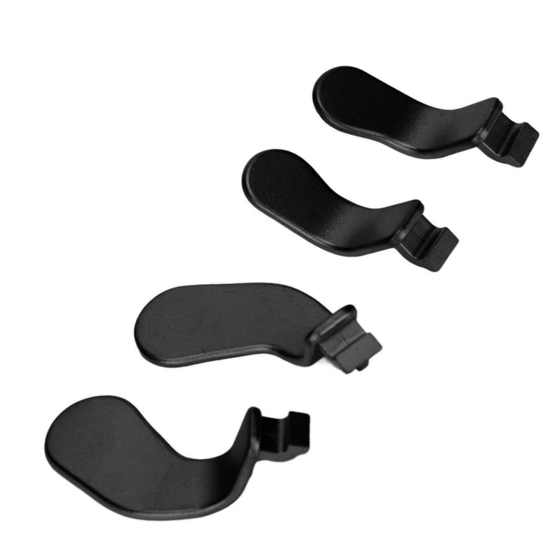 4PCS Controller Paddles Stainless Steel Replacement Controller Parts for Xbox One Elite Controller Series 2 Model 1797Black - Image 1