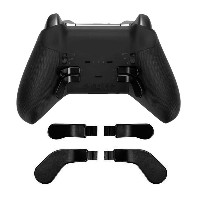 4PCS Controller Paddles Stainless Steel Replacement Controller Parts for Xbox One Elite Controller Series 2 Model 1797Black - Image 5