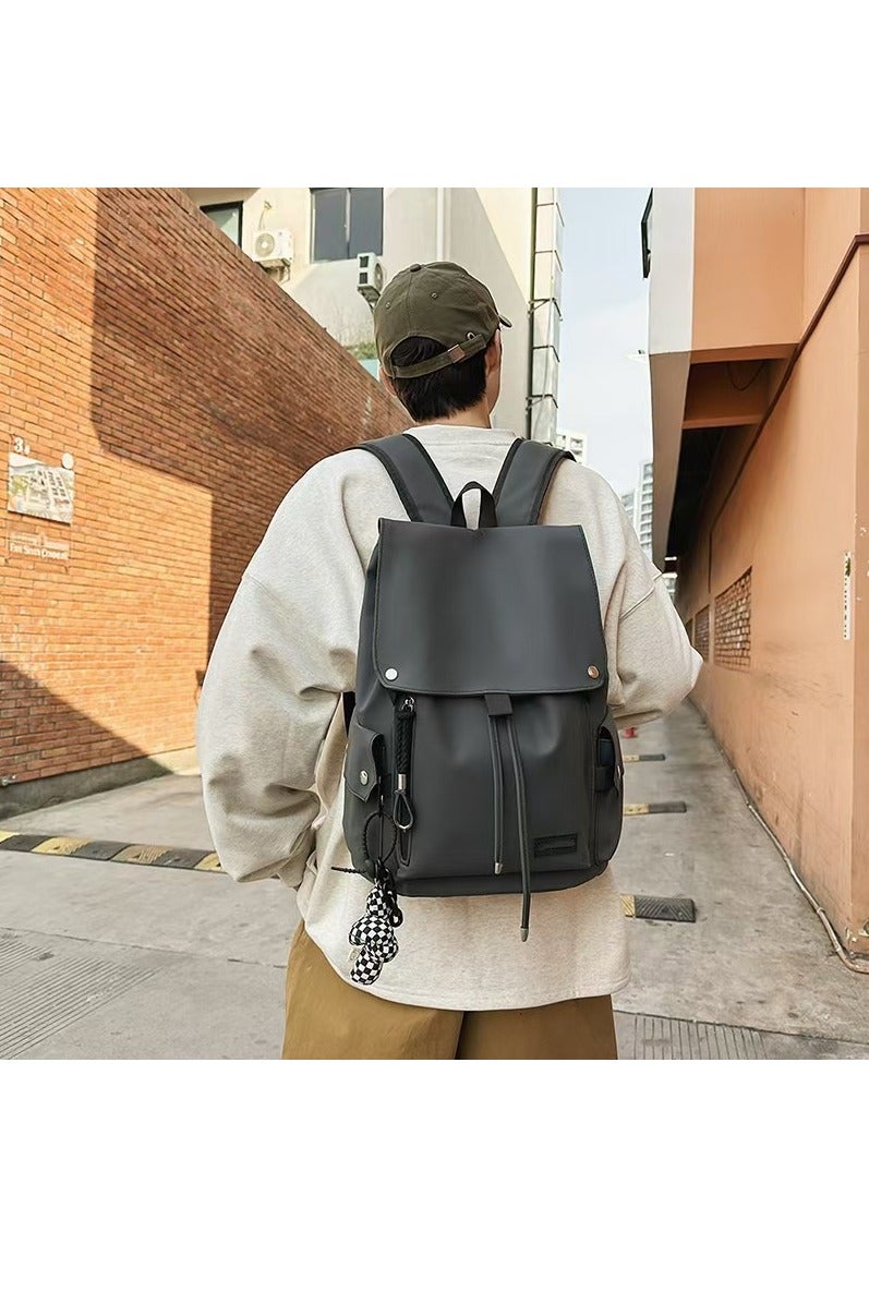 M MIAOYAN Water-repellent motorcycle large-capacity student school bag backpack - Image 2