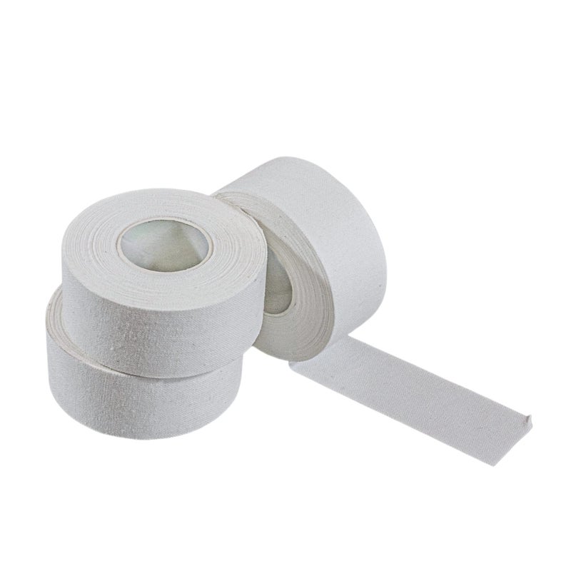 Vakly Athletic Porous Tape Pack of 3 - Soft Fabric Cloth Breathable Ortho Sports Training, Medical Adhesive Tape for Stabilizing & Supporting Muscles, Joints & Injuries - 1" Wide x 10 Yards - Image 5