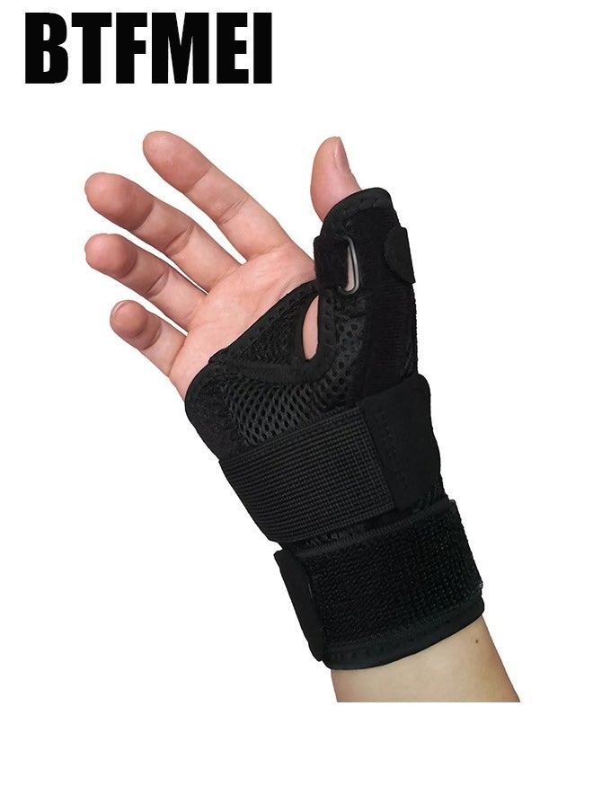 BTFMEI Thumb Splint with Wrist Support Brace-Thumb Brace for Carpal Tunnel or Tendonitis Pain Relief,for Men or Women,Wrist Brace Fits Both Left and Right Hands  - Image 1