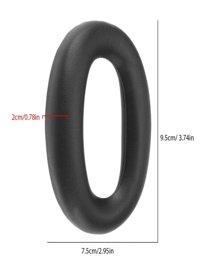 Create idea 1 Pair Ear Pads Replacement Compatible with Sony WH-1000XM2 MDR-1000X Headphone Protein Leather Foam Ear Cushion Earphone Accessories Black - Image 5