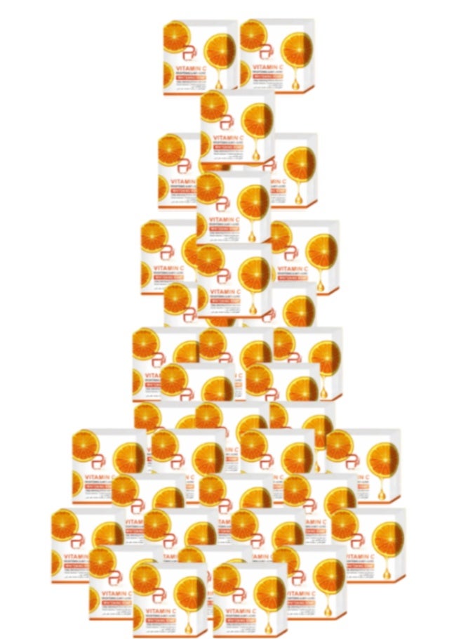 PYRON 35 Pieces Vitamin C Brightening And Anti-Aging Whitening Soap Orange 100grams - Image 1