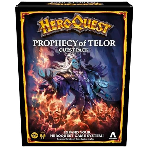 Avalon Hill HeroQuest Prophecy of Telor Quest Pack, Requires HeroQuest Game System to Play, Dungeon Crawler Games, Ages 14+, 2-5 Players, Strategy Games - Image 1
