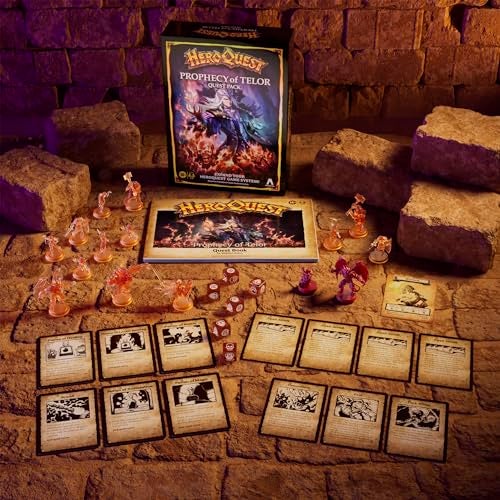 Avalon Hill HeroQuest Prophecy of Telor Quest Pack, Requires HeroQuest Game System to Play, Dungeon Crawler Games, Ages 14+, 2-5 Players, Strategy Games - Image 4