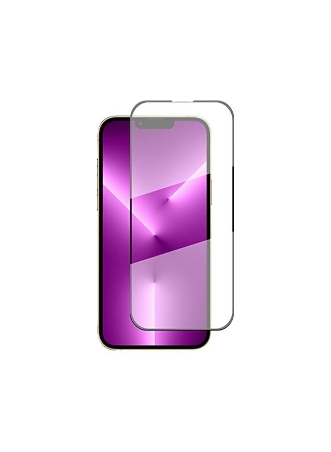 بروماس واقي شاشة متوافق مع iPhone 13 Pro مقاس 6.1 بوصة، واقي شاشة من الزجاج المقوى بتغطية كاملة ثلاثية الأبعاد، شفاف عالي الدقة، طبقة حماية مميزة عالية الجودة صلابة 9H - Image 1