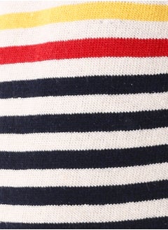 Andora Horizon Stripes Slip On Boys Pullover - Navy Blue, White & Red_ Navy Blue, White & Red  - Image 5