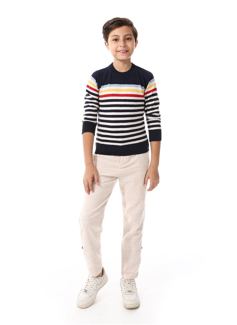 Horizon Stripes Slip On Boys Pullover - Navy Blue, White & Red_ Navy Blue, White & Red - pzsku/Z4788C7D31968EE85493EZ/45/_/1728736544/acef801c-ea83-4022-a8bd-468e77611eca