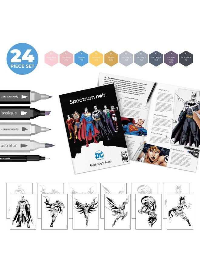 سبيكترام نوير مجموعة برو فان آرت 24 قطعة باتمان - Image 2