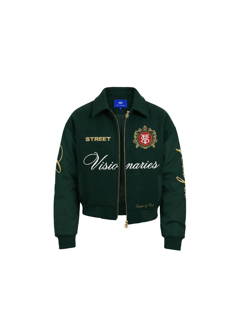 Street Visionaries Champions are Gold Varsity Jacket - Image 2