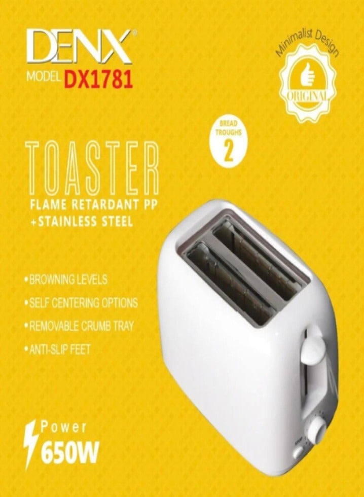 Denx Dainx Electric Toaster | Fast & Perfect Toasting for All Bread Types - Image 4